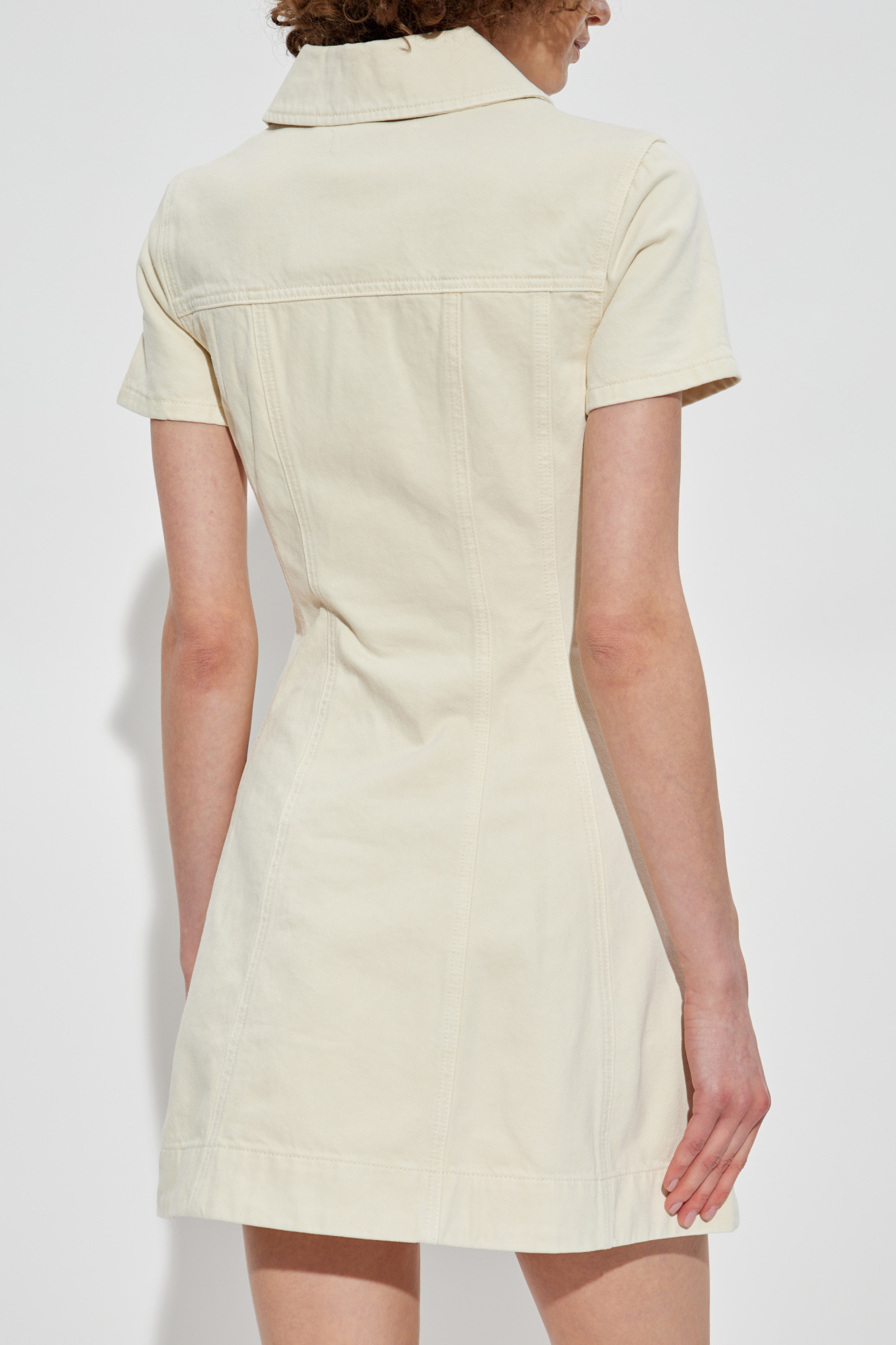 Cream Denim dress Self-Portrait - Vitkac AS